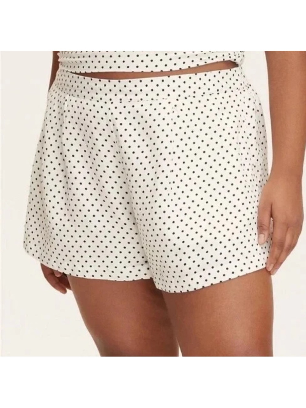 Kate Spade x Target White Polka Dot Women's Shorts
